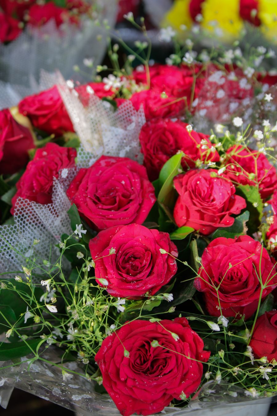 Buquê de flores frescas