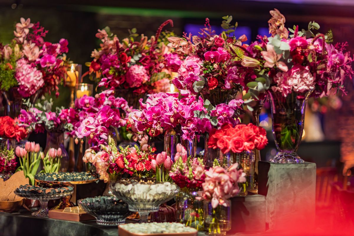 Arranjo floral para mesa